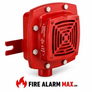 Edwards 889D-AW Hazardous Location Horn Red