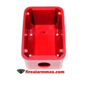 Simplex SG-WP Weatherproof Metal Back Box Red