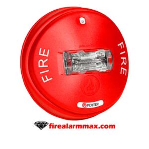 Potter Electric Signal CS-24R Red Ceiling Strobe