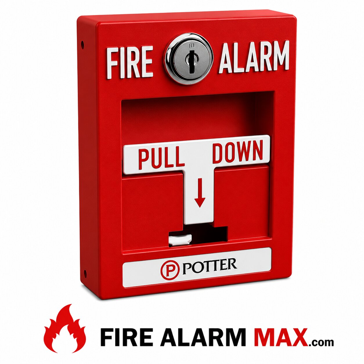Potter PAD100-PSSA Single Action Pull Station