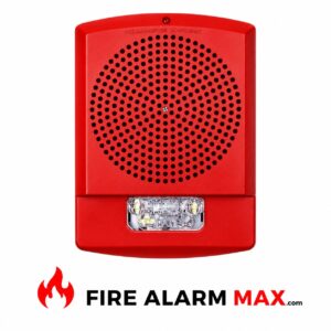 Wheelock ELCHSR Chime/Strobe, Wall, Red