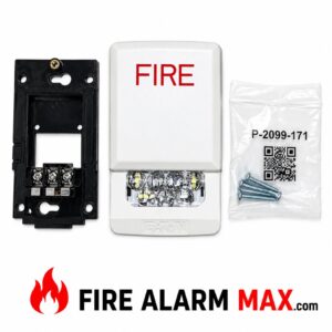 Eaton ELSTW Eluxa strobe, LED. White, FIRE.