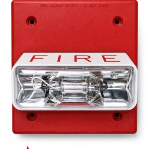 Siemens ST-HMC-CR-WP Strobe Ceiling P/N:500-636177 Red