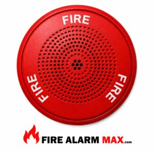 Cooper Wheelock LSPKRC Speaker, Ceiling, Red, Fire Marking