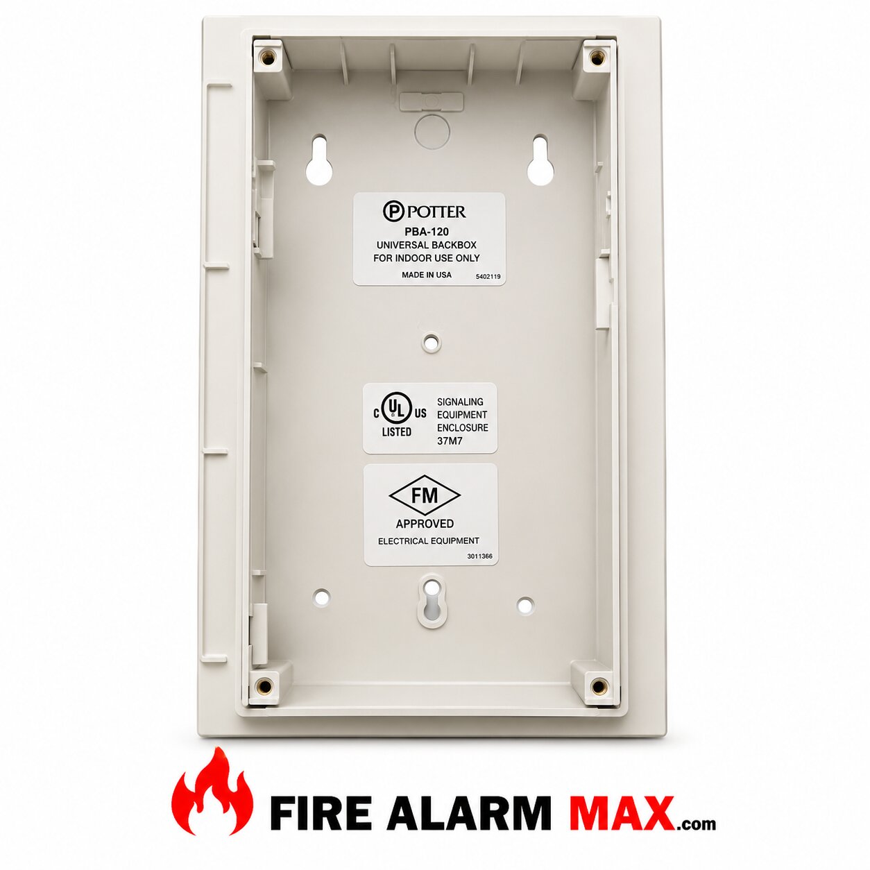 Edwards RLCM/B-S Surface Wall Box For Remote Annunciator
