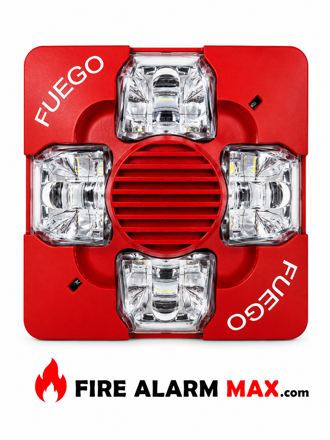 Edwards WGAVRF-SP Horn/Strobe FUEGO Red